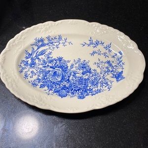 Taylor Smith and Taylor rare vintage USA  blue Flower decorations 1930s